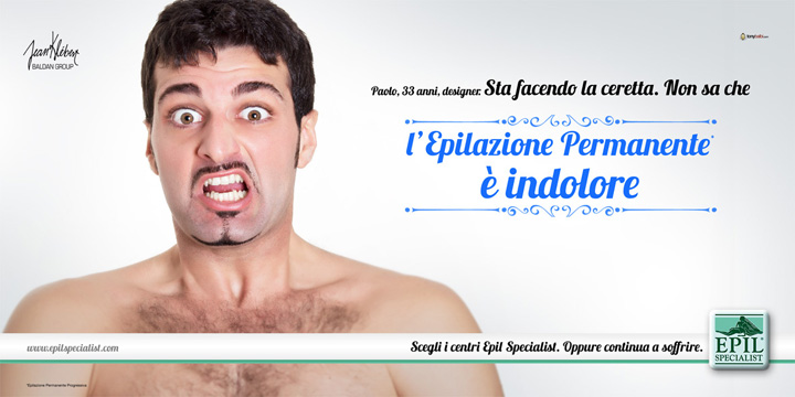 Campagna pubblicitaria per Epilspecialist