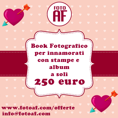 Offerta Book Fotografico di Coppia San Valentino 2014